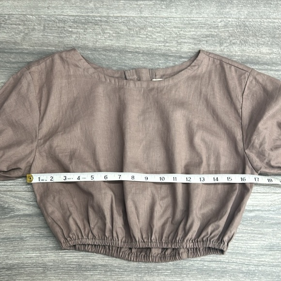 Cleobella Lila Mauve Crop Top size XS - Picture 4 of 7